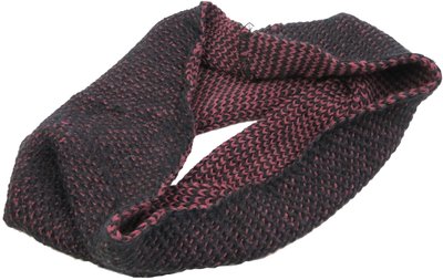 Жіночий теплий шарф-снуд Giorgio Ferretti фіолетовий із чорним GFNHOM0039 фото