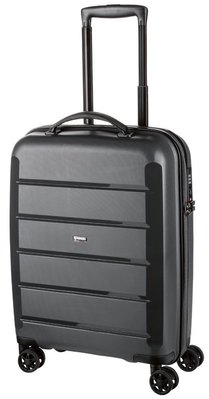 Мала пластикова валіза з поліпропілену 30L Topmove чорна 100345176 фото