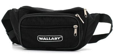 Зручна сумка на пояс Wallaby 2907-1 black 2907-1 фото